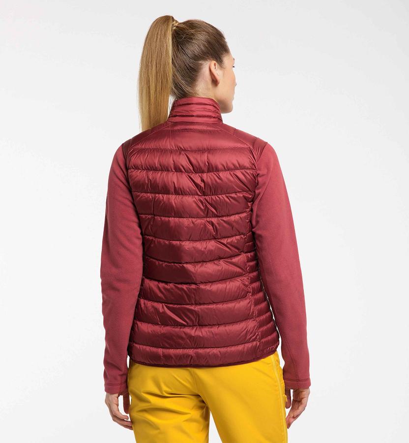 Haglöfs Womens Roc Vest Red New Zealand 34762HTXK